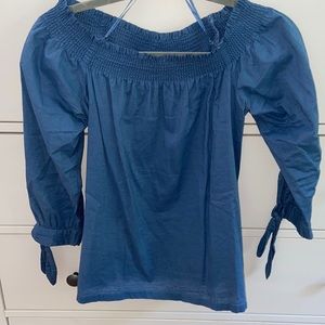 Loft off the shoulder top